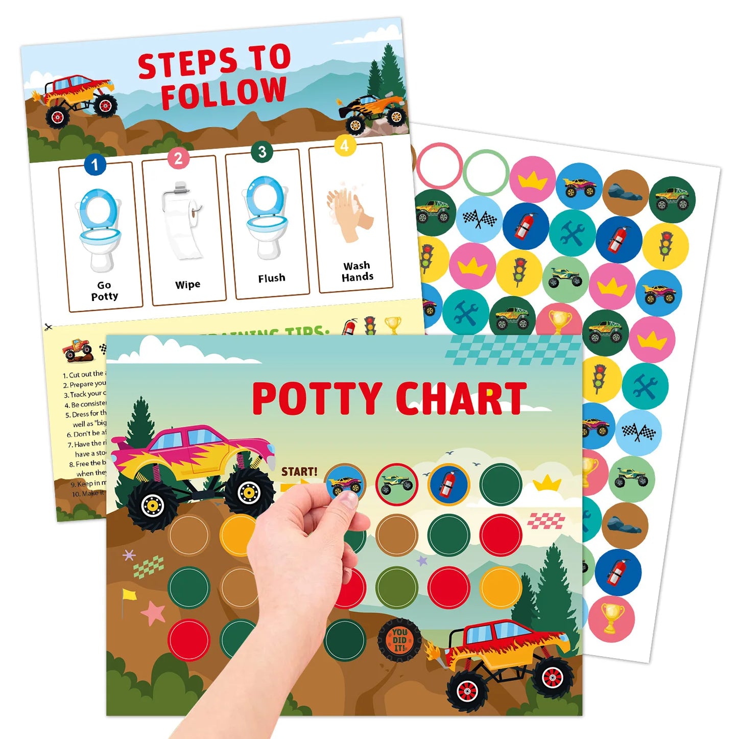 PottyPal Potty Training Stickers & Reward Chart