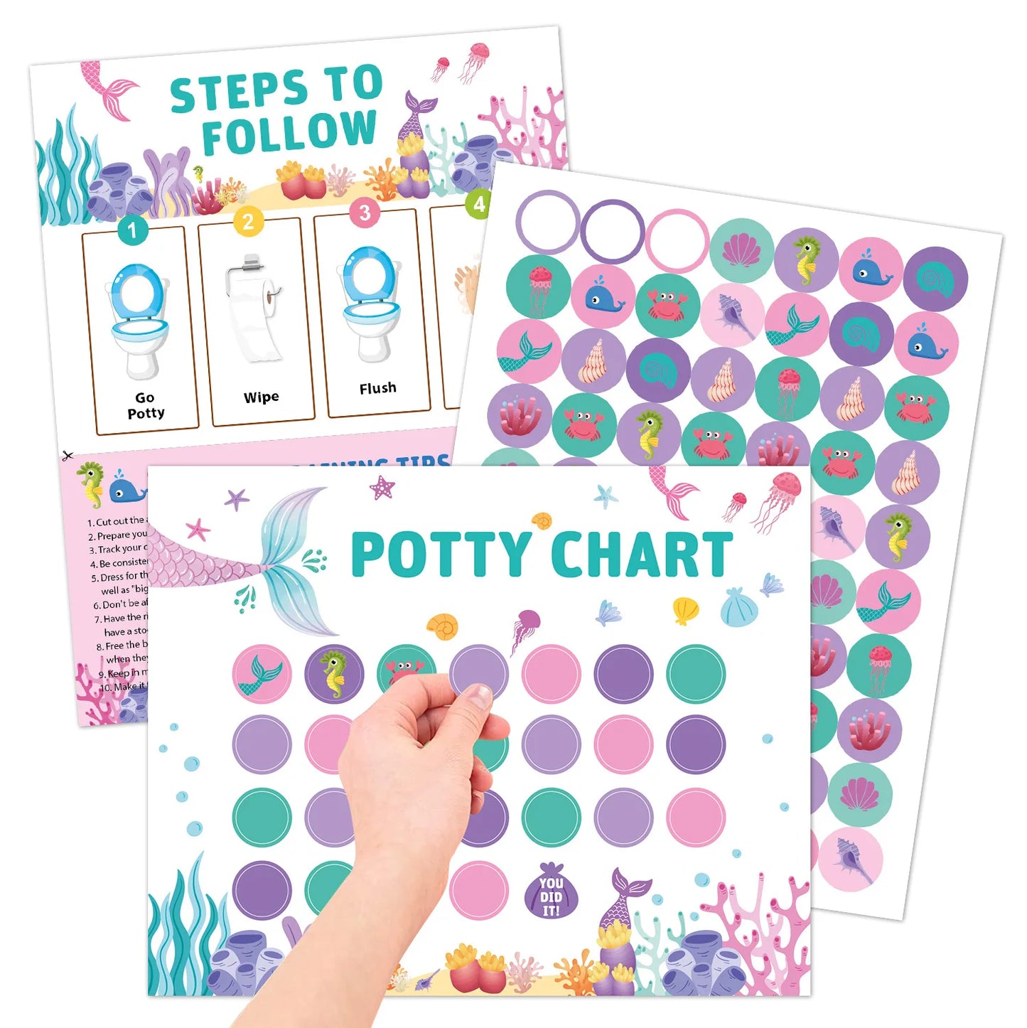 PottyPal Potty Training Stickers & Reward Chart