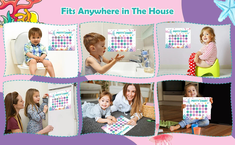 PottyPal Potty Training Stickers & Reward Chart